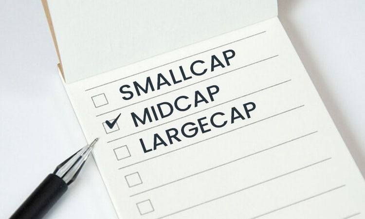 Large cap, Midcap, Small cap stocks