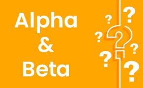 Alpha and Beta in MF