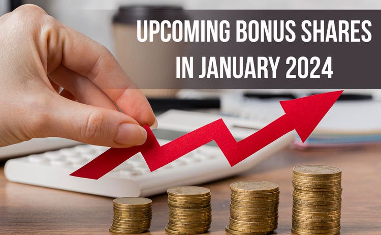 Bonus shares in January 2024