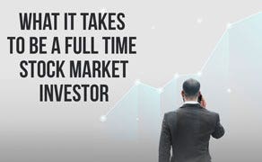 Full time stock market investor